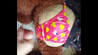 cum on satin panties